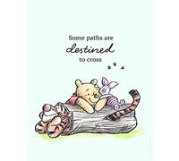 Komar Disney Wall Picture Winnie the Pooh Path | Children's Room Decoration Art Print | Size 40 x 50 cm (Width x Height) | Without Frame | WB062-40 x 50