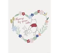 Komar Disney Winnie the Pooh Always by Your Side Wall Picture Size 40 x 50 cm Children's Room Wall Decoration