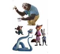 Disney Zoomania Wall & Furniture Stickers 50x70cm Vinyl Decals Set