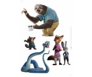 Komar Disney Zoomania Wall Stickers - Set Of 5