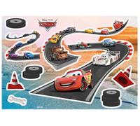 Komar Disney Decorative Stickers | Cars Track | Size: 50 x 70 cm (Width x Height) | Wall Sticker, Wall Decoration, Stickers, Children's Room, Boys, Children's Room | 14056h