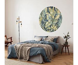 Komar DOT D1-089 Round and Self-Adhesive Non-Woven Photo Wallpaper Animal Kingdom Diameter 125 cm Jungle Rainforest Wallpaper Wall Sticker Bedroom Living Room Wall Decoration