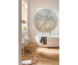 Komar DOT D1-098 Round and Self-Adhesive Non-Woven Photo Wallpaper - Gazon - Diameter 125 cm - Grass Summer Wallpaper Wall Sticker Bedroom Living Room Wall Decoration