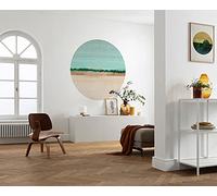 Komar DOT Round and Self-Adhesive Non-Woven Photo Wallpaper - Beachside - Diameter 125 cm - Beach, Wallpaper, Wall Sticker, Bedroom, Living Room, Wall Decoration - D1-092