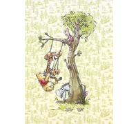 Komar DX4-017 Fleece Photo Wallpaper Winnie The Pooh in The Wood Size: 200 x 280 cm (Width x Height), Rail Width 50 cm