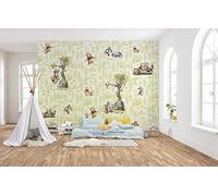 Komar Fleece Photo Wallpaper Winnie The Pooh, Fleece, Colourful, 300 x 280 cm (Breite x Höhe), Bahnbreite 50 cm
