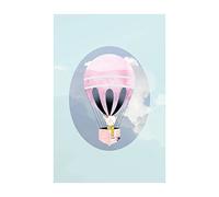 Komar Happy Balloon Green - Size: 50 x 70 cm Wall Picture Poster Art Print (without Frame) PURE Boutique