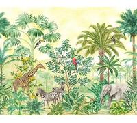 Komar IAX7-0010 Non-Woven Photo Wallpaper Jungle Adventure Design 350 x 280 cm (Width x Height)