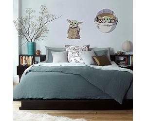 Komar Mandalorian Decorative Sticker | Star Wars The Child | Baby Yoda, Decoration, Wall Sticker, Size 50 x 70 cm | 14061h