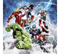 Komar Marvel Avengers Mighty Team Wall Mural, 2.5M X 2.5M