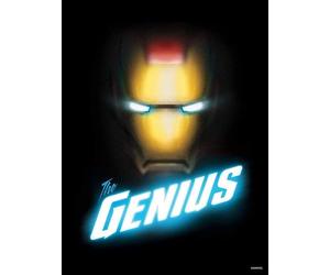Komar Marvel Avengers The Genius Wall Picture Size 30 x 40 cm (without frame) - Decoration, Children's Room, Poster, Art Print