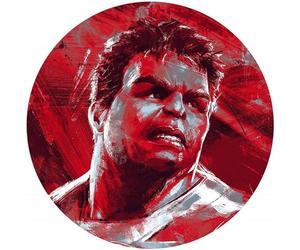 Komar Marvel DD1-047 Dot Round Self-Adhesive Fleece Photo Wallpaper Avengers Painting Hulk Diameter 125 cm Children's Room Wall Sticker