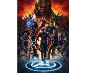 Komar Marvel IADX4-073 Non-Woven Photo Wallpaper Avengers vs Thanos 200 x 280 cm (W x H)