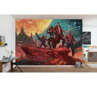 Komar Marvel Non-Woven Photo Wallpaper, Guardians of The Galaxy Panorama, Size 400 x 250 cm, Children's Wallpaper, Children's Wallpaper