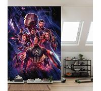 Komar Marvel Photo Wallpaper Avengers Endgame Movie Poster - Size 184 x 254 cm, 4 Pieces, Colourful - Wallpaper, Children's Room, Teenager's Room, Superhero