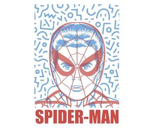 Komar Marvel Spider-Man Face Wall Picture Size 50 x 70 cm Children's Room Wall Decoration