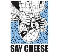 Komar Marvel Spider-Man Say Cheese Blue - Size 30 x 40 cm - Nursery Wall Art