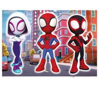 Komar Marvel Spiderman And His Amazing Friends Trio Self-Adhesive Vinyl Foil Wall Stickers Pack Of 3