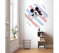 Komar Non-Woven Photo Wallpaper Self-Adhesive - Mickey Hang in There - Size 125 x 125 cm (Width x Height) - Disney, Children's Room, Wallpaper, Wall Tattoo