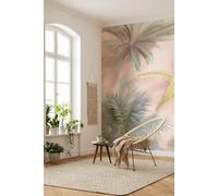 Komar Non-Woven Photo Wallpaper - Vague Botany - Size 200 x 250 cm - Wallpaper, Wall Decoration, Living Room, Bedroom, Office