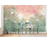 Komar Palmiers HX8-054 Non-Woven Photo Wallpaper XXL Decoration Art Nouveau Bedroom Living Room Office Hallway Size 400 x 280 cm (Width x Height) Multi-Coloured