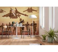 Komar Photo Wallpaper | Star Wars Classic Clone Trooper | Size: 400 x 260 cm (W x H), Width 50 cm | Wallpaper Mural Decoration Wall Covering | DX8-040, Yellow, Brown