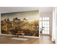 Komar SHX10-047 Non-Woven Photo Wallpaper Forum Romanum XXL Decoration Nature Landscape Bedroom Living Room Office Hallway 500 x 280 cm Wide x Height Multi-Coloured
