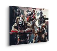 Komar Star Wars Bad Batch Ready to Fight Canvas Picture in Real Wood Frame Size 60 x 40 cm