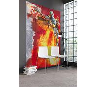 STAR WARS Boba Fett photo WALLPAPER huge size 72x100inch red orange