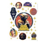 Komar Star Wars Bounty Hunters Self-Adhesive Wall Stickers