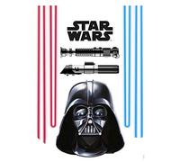 Komar Star Wars Deco Sticker Darth Vader, 50 cm x 70 cm, Wall Tattoo, Mural, Laser Sword, Anakin Skywalker, 14030h