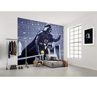 Komar Star Wars Fleece Photo Wallpaper, Fleece, Blue, Black, 300 x 250 cm (Breite x Höhe), Bahnbreite 50 cm