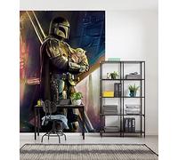 Komar Star Wars IADX4-019 Non-Woven Photo Wallpaper, Mandalorian Savior, Size: 200 x 280 cm (Width x Height)
