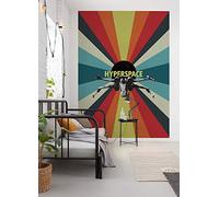 Komar Star Wars IADX4-029 Non-Woven Photo Wallpaper - Star Wars Hyperspace - Size: 200 x 280 cm (Width x Height)