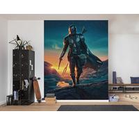 Komar Star Wars Non-Woven Photo Wallpaper - The Mandalorian Gunslingers - Size 200 x 250 cm - Children's Bedroom Wallpaper