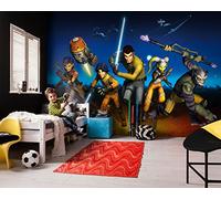 Komar "Star Wars Rebels Run Wallpaper Mural, Multi-Colour, 8-Piece