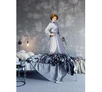 Komar Star Wars Self-Adhesive and Contour Cut Fleece Photo Wallpaper Star Wars XXL Princess Leia - Size: 127 x 170 cm - Wall Sticker, Children's Room, Life Size, Princess