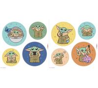 Komar Star Wars The Mandalorian Grogu - Padawan Self-Adhesive Window Stickers