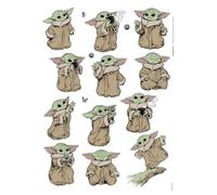 Komar Star Wars The Mandalorian Grogu The Cutest Self-Adhesive Wall Stickers