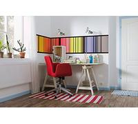 Komar V1-717 Non-Woven Photo Wallpaper Stripes, Colourful