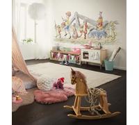 Komar Non-Woven Photo Wallpaper - Disney Winnie The Pooh Walk Along Another Path - Size 250 x 100 cm - Children's Wallpaper