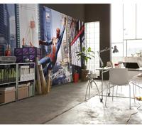 Komar Vlies Fototapete - Marvel Spider-Man City Swing - Größe 400 x 250 cm
