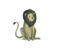 Komar Wall Picture Cute Animal Lion Poster Picture Living Room Bedroom Decoration Art Print Without Frame P111E-50x70 Size 50x70 cm (Width x Height)