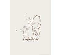 Komar Wall Picture Disney Winnie the Pooh Little Bear - Size 30 x 40 cm - Poster for Children's Room Decoration - Rolled without Frame Beige/Yellow