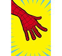 Komar Wall Picture Marvel PowerUp Spider-Man Hand Size: 50 x 70 cm