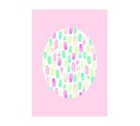 Komar Wall Picture Shelly Patterns Rose Poster Picture Living Room Bedroom Decoration Art Print Without Frame Available in 3 Sizes, , Colourful, 30 x 40 cm