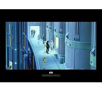 Komar Wall Picture Star Wars Classic RMQ Prison Elevator Children's Room Decoration Art Print Without Frame WB155-70 x 50 cm Size 70 x 50 cm (Width x Height)