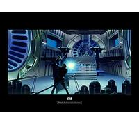 Komar Wall Picture Star Wars Classic RMQ Vader Luke Throneroom Children's Room Decoration Art Print Without Frame WB163-70 x 50 cm Dimensions 70 x 50 cm (Width x Height)