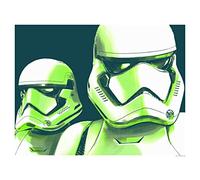 Komar Wall Picture | Star Wars Faces Stormtrooper | Children's Room, Decoration, Art Print | No Frame | WB172-50 x 40 cm | Size: 50 x 40 cm (Width x Height)