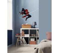 Komar Wall Sticker Marvel Spider-Man Night Size 50 x 70 cm Wall Sticker Children's Room Wall Decoration Blue Red